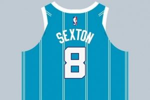 球衣记者：塞克斯顿在黄蜂穿8号&丁威迪26&康诺顿21&普拉姆利22